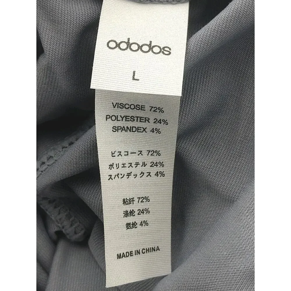 ODODOS Women's PeachSoft Lounge Shorts Drawstring High Waist Sleepwear Size L
